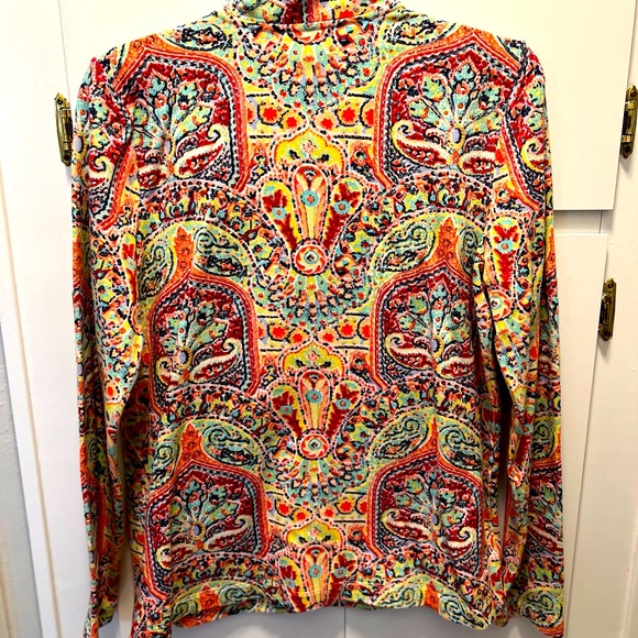 T by Talbots French terry 1/4 zip with kangaroo pocket. Great for spring! - Picture 4 of 4